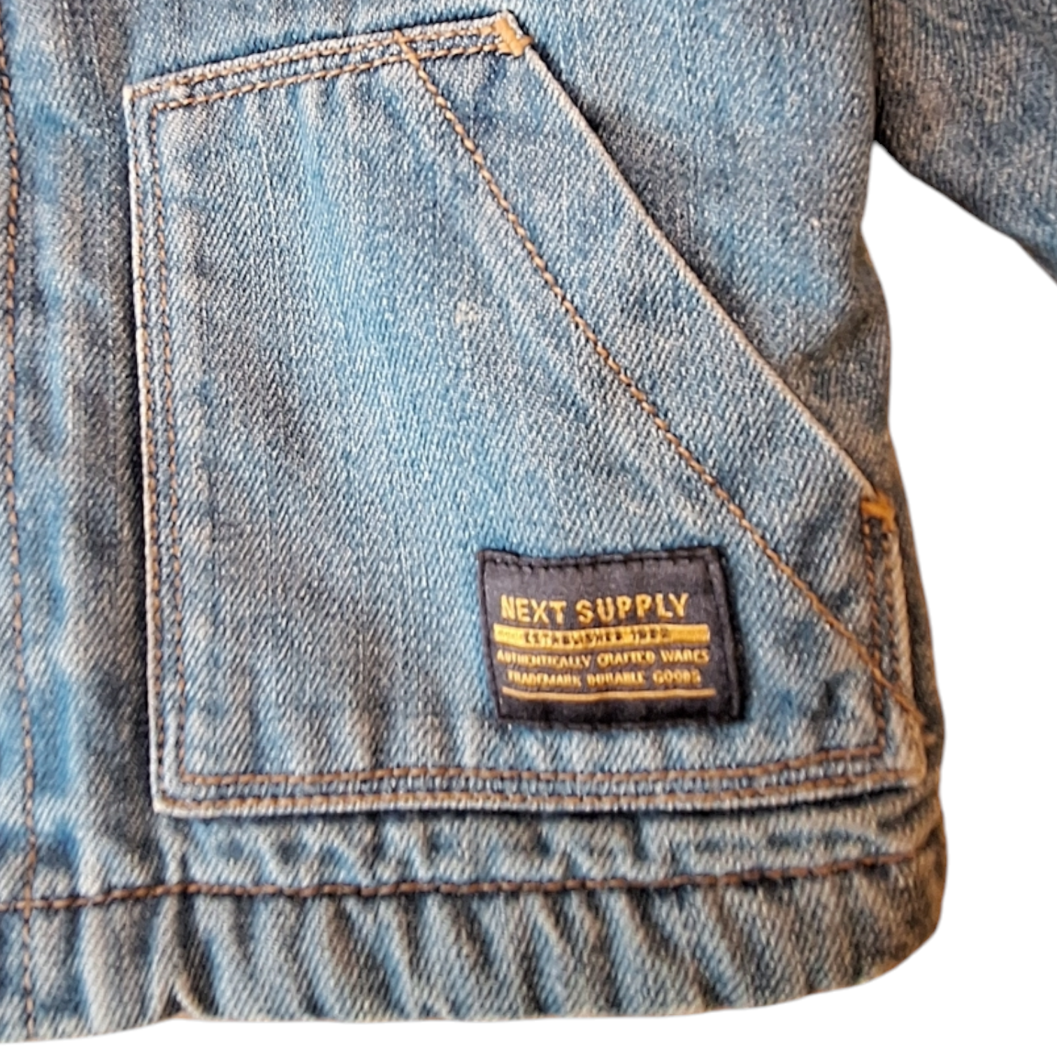 Teddy denim jacket - 9/12M