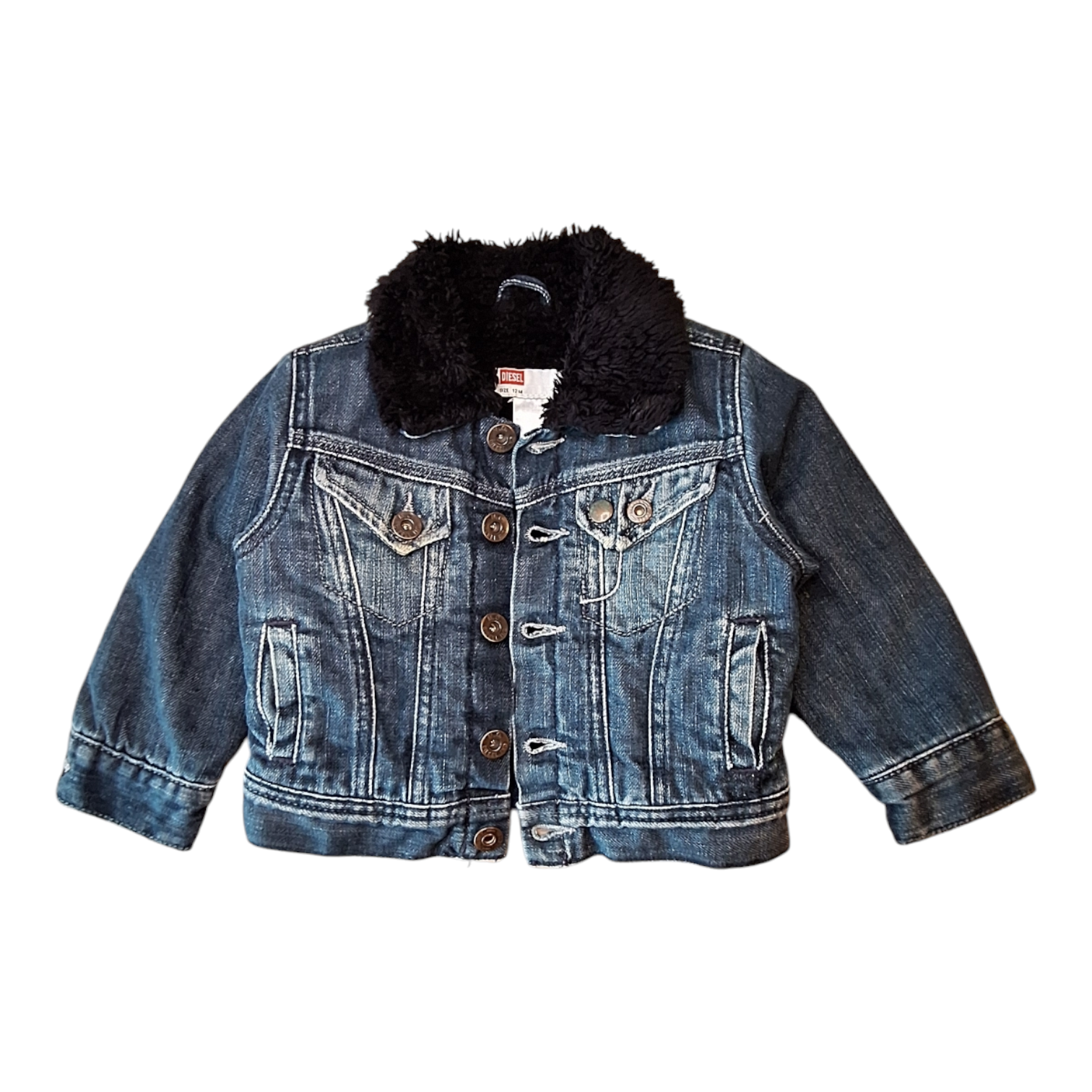Teddy lining trucker jacket - 12M