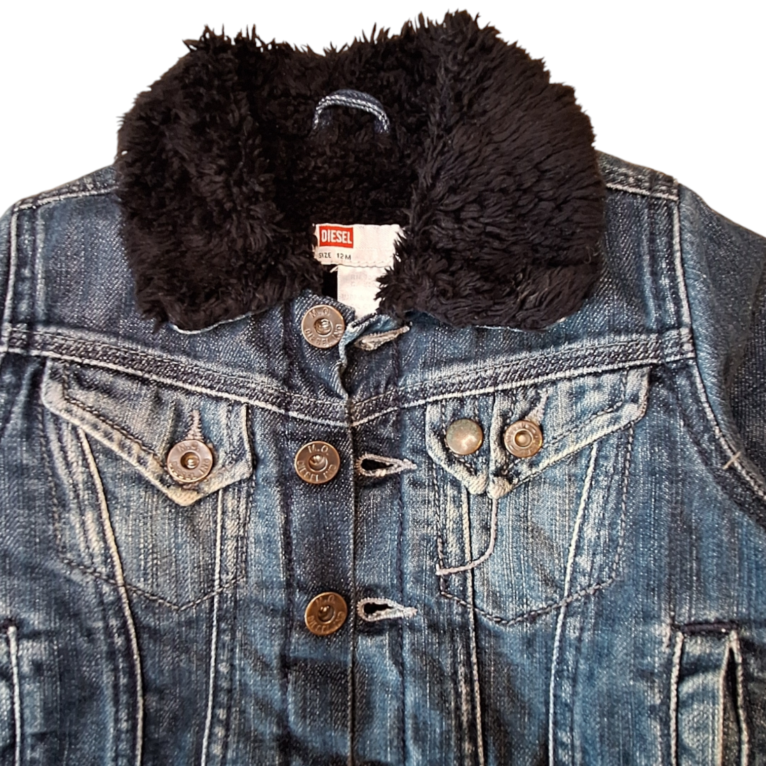 Teddy lining trucker jacket - 12M
