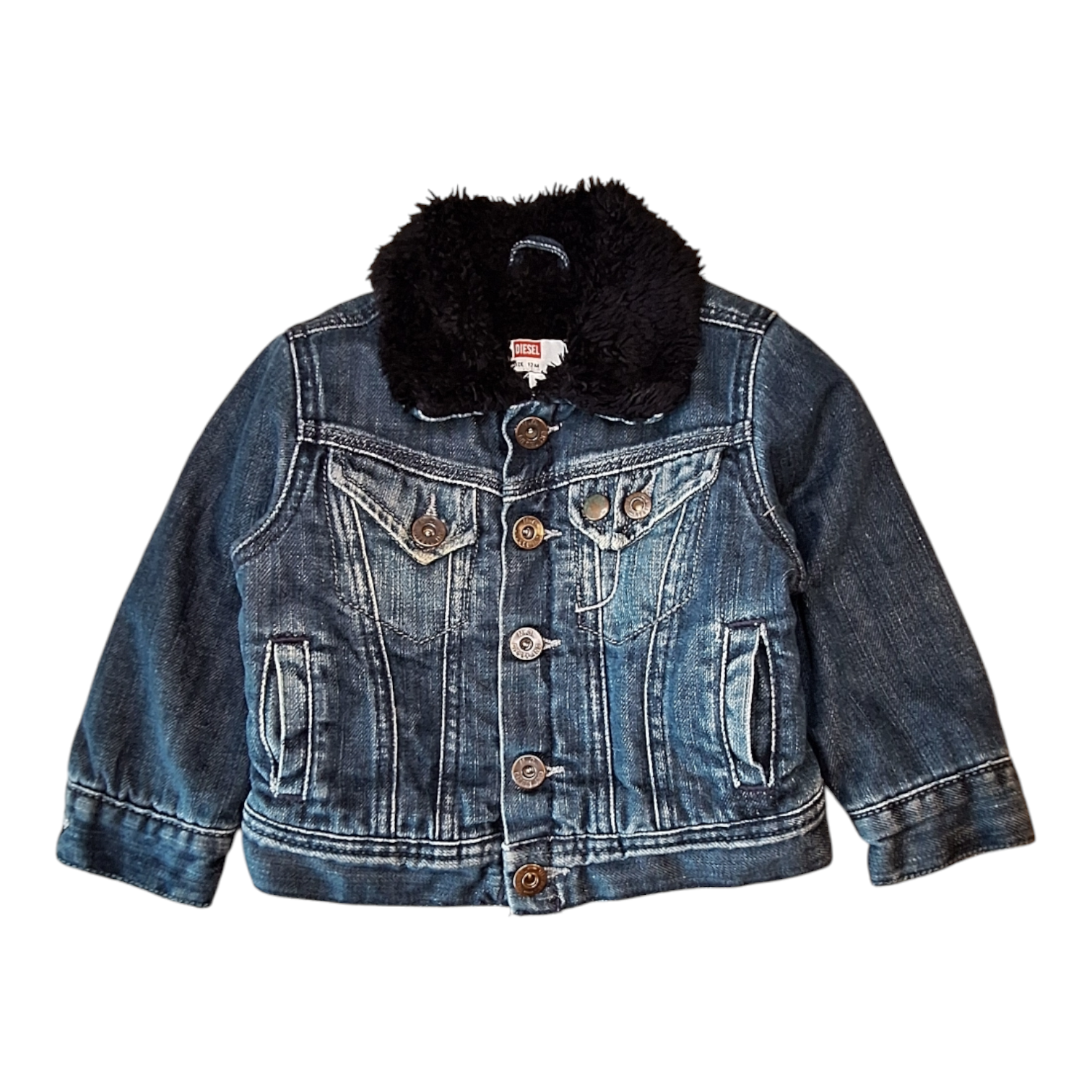 Teddy lining trucker jacket - 12M