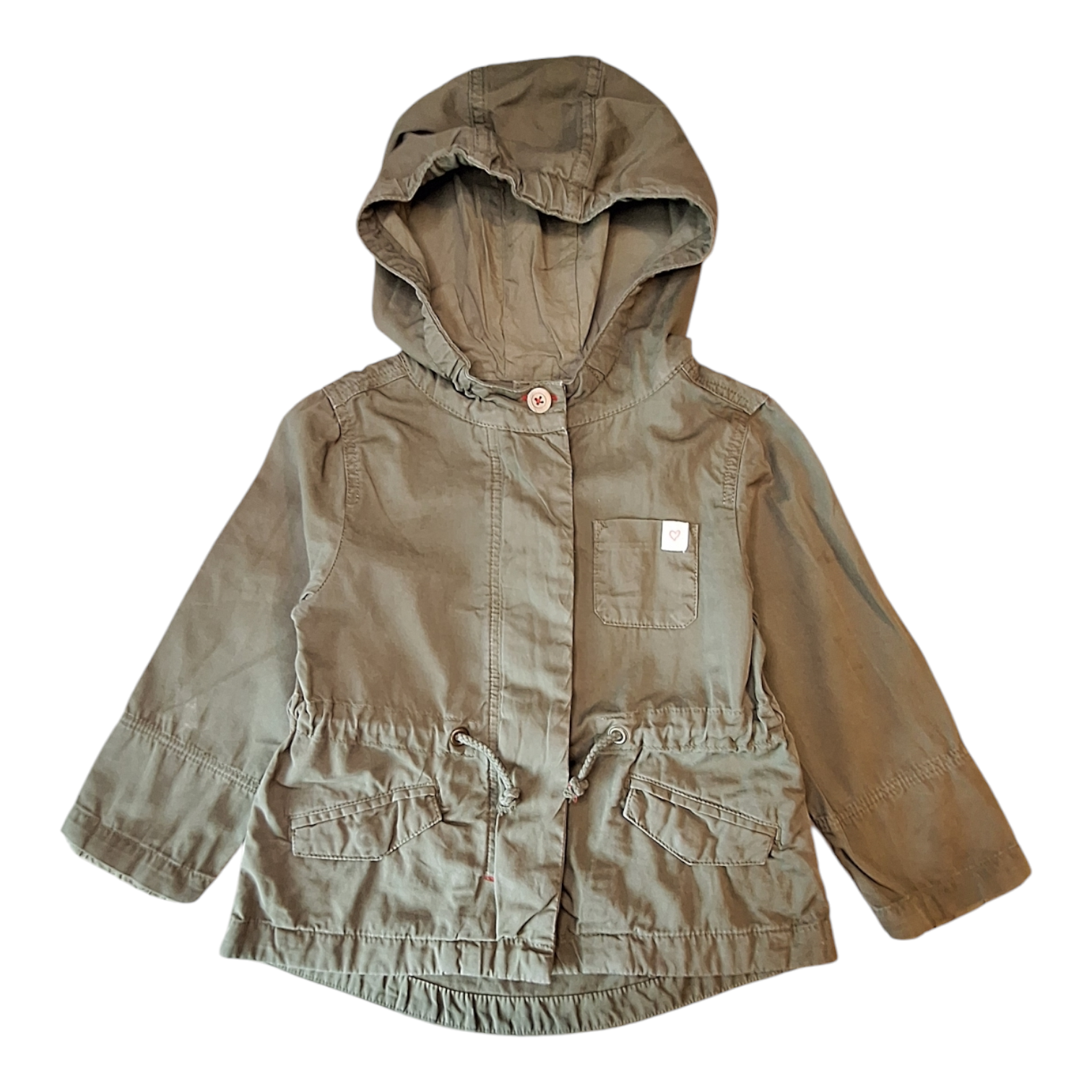 Capuchon parka hart zak - 92CM