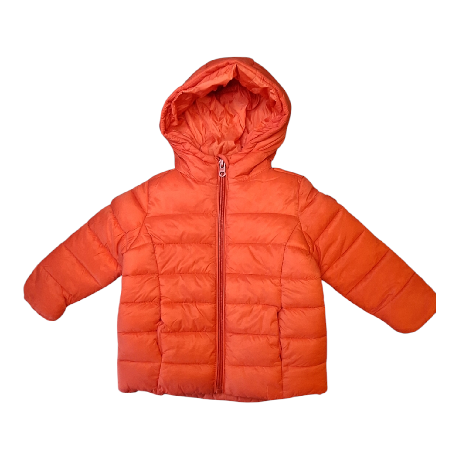 Puffer winterjas met capuchon - 12M