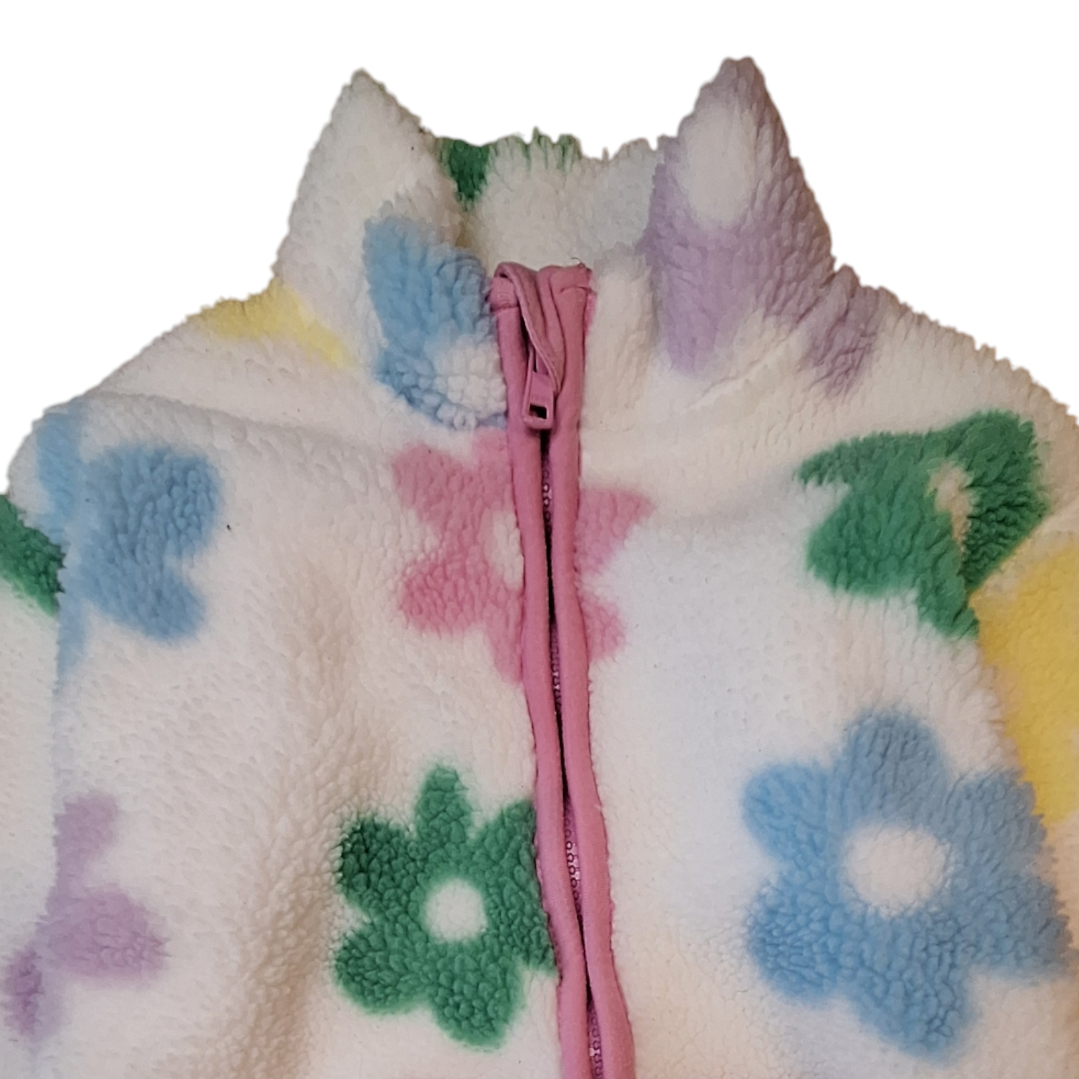 Teddy bomber met bloemen - 18/24M