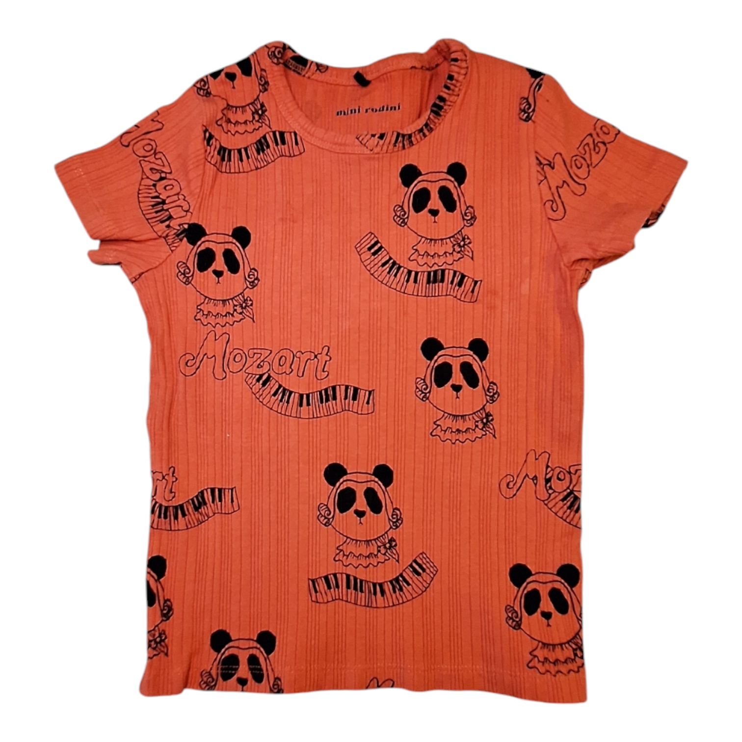 Mini Rodini Mozart Panda T-shirt, maat 2/3 jaar