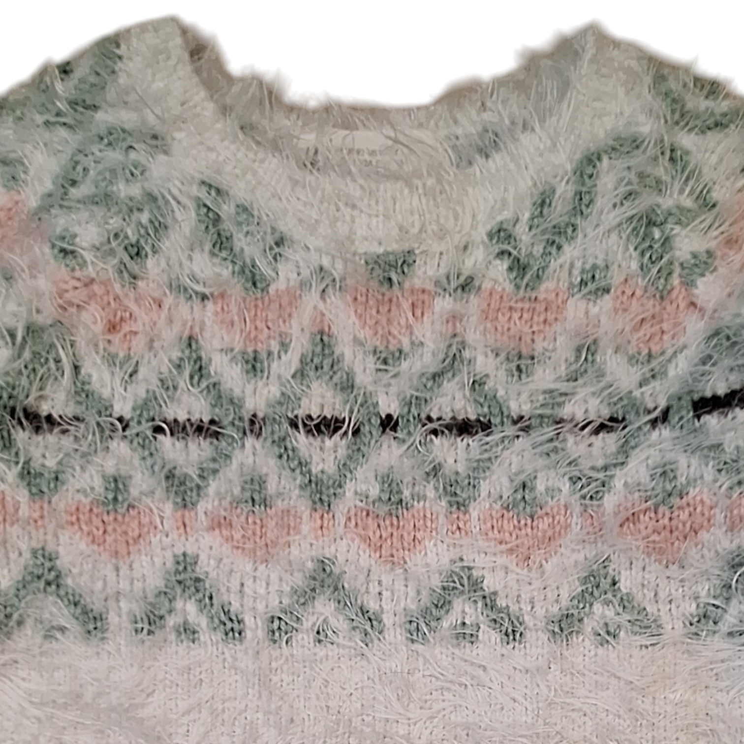 Furry sweater geometrics - 1/2Y