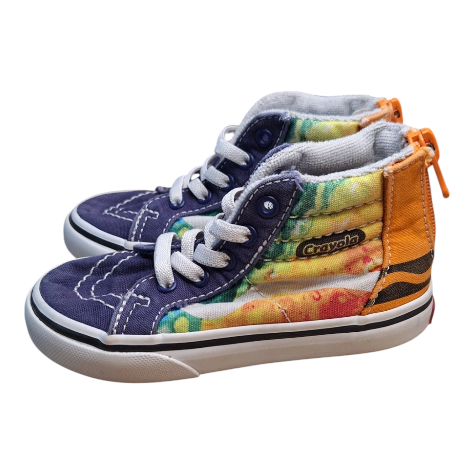 Vans Crayola SK8 Hi (23.5) - Limited Edition - Zipped - Preloved