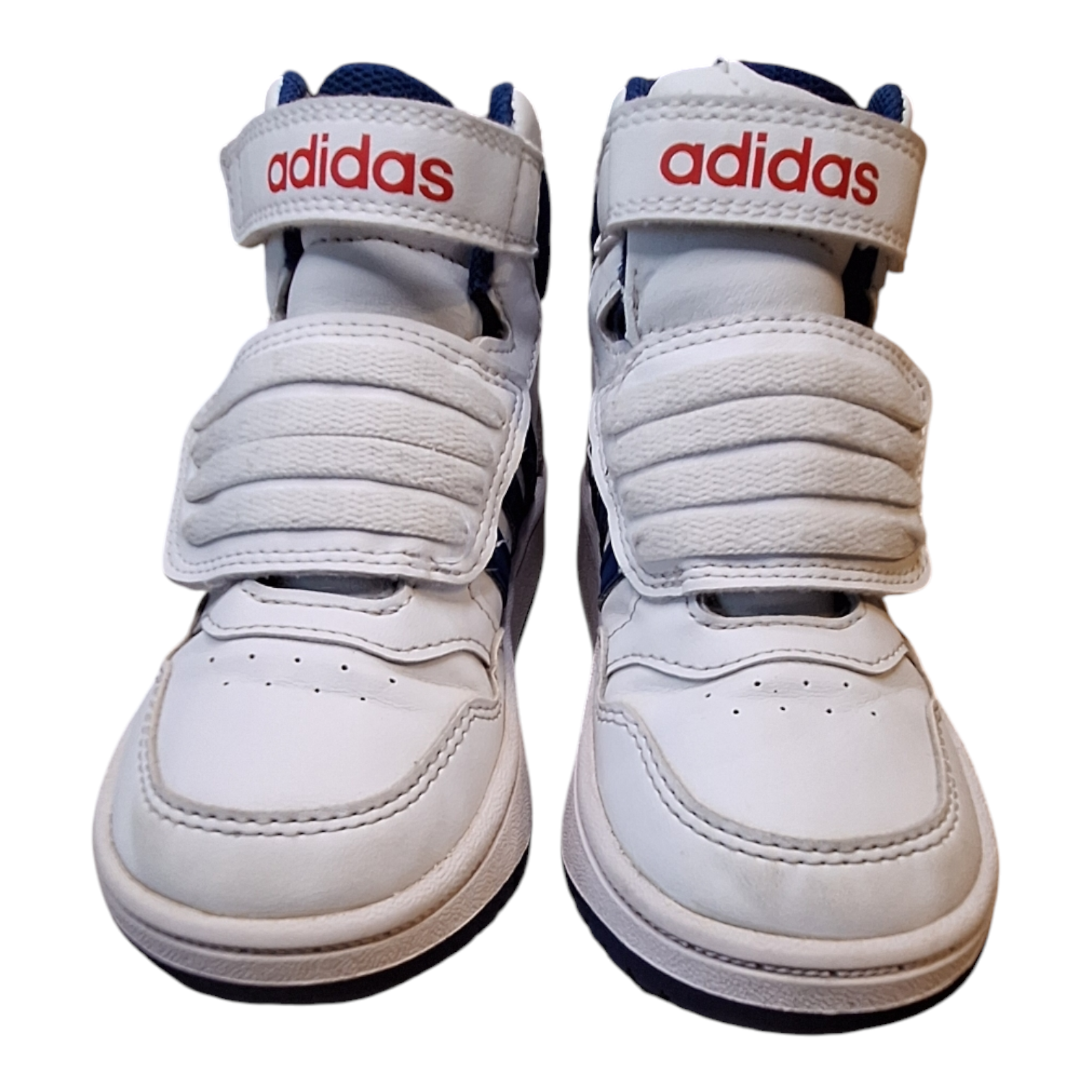 Adidas Hoops Mid 2.0 (maat 25) - Sluiting met bandjes - Tweedehands