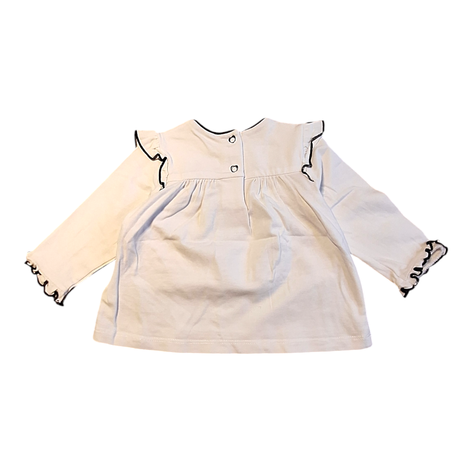 Shirt met lange mouwen bloemen ballon - 62CM