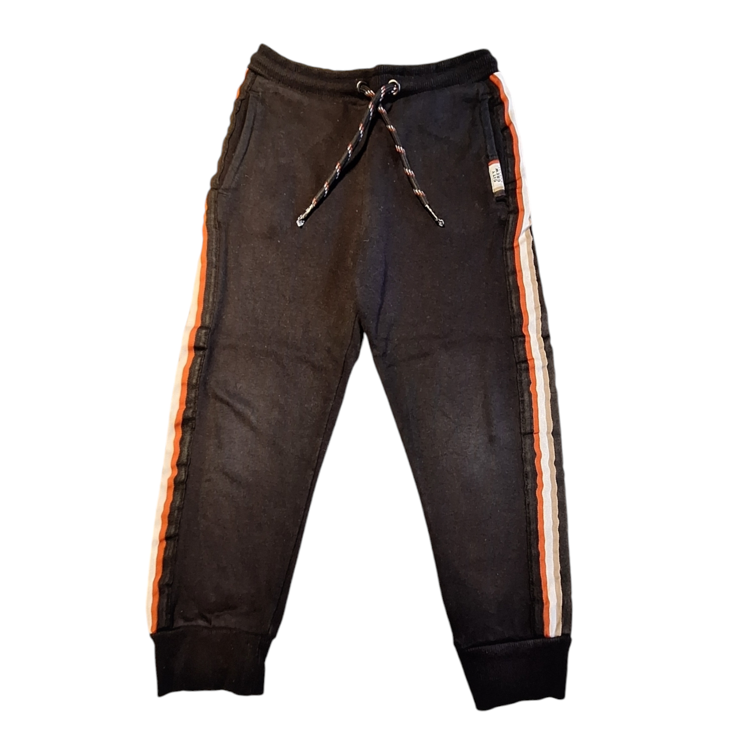 Sweat pants with stripes on side - 5Y