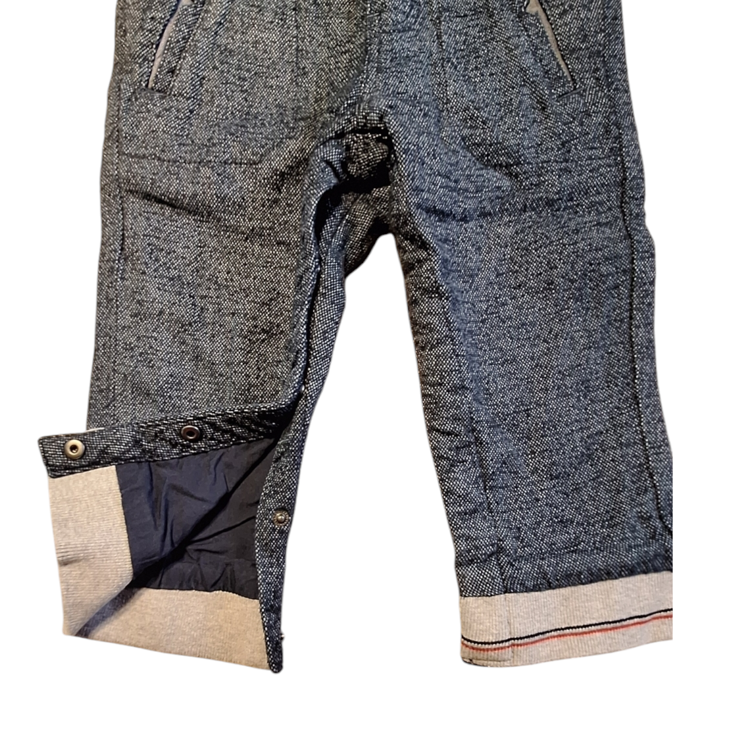 Zware katoenen melange overall REISVRIJ - 81CM