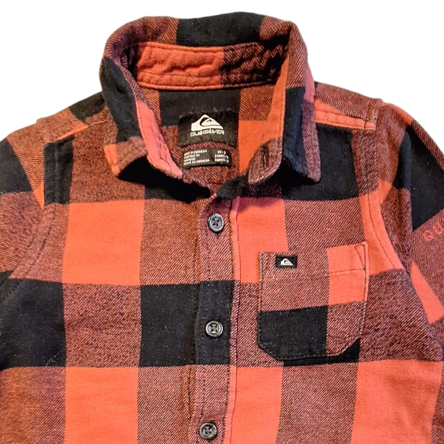 Check shirt jacket with pocket - 2Y
