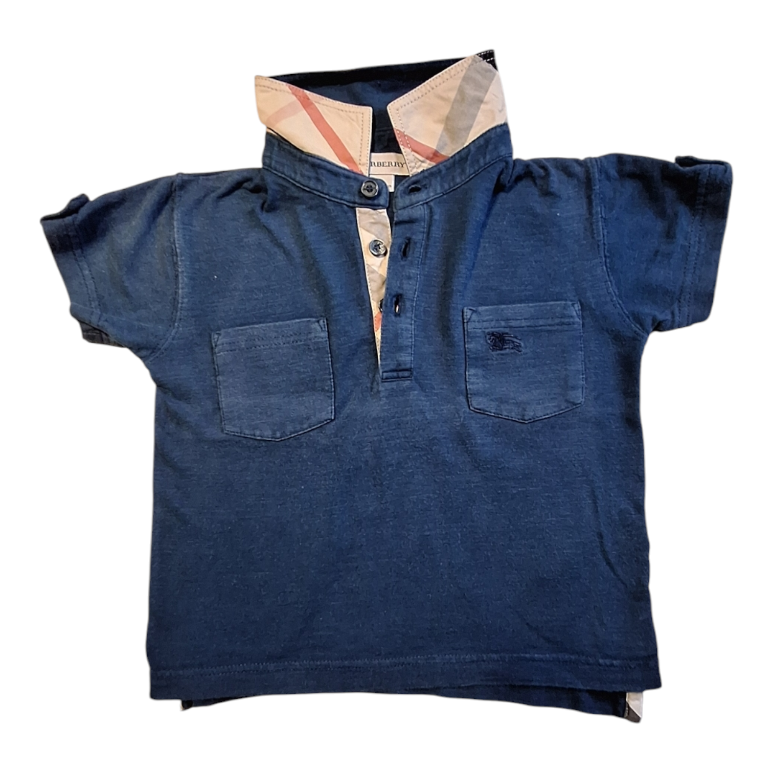 Polo korte mouwen met ruit - 86CM