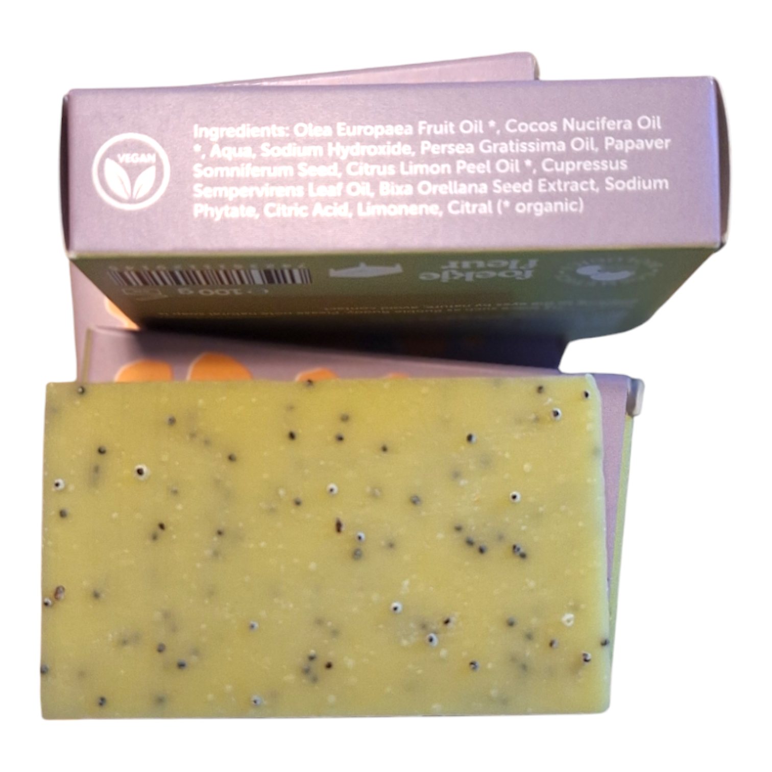 Bubble Buddy Biologische Klaproos Scrub Bar