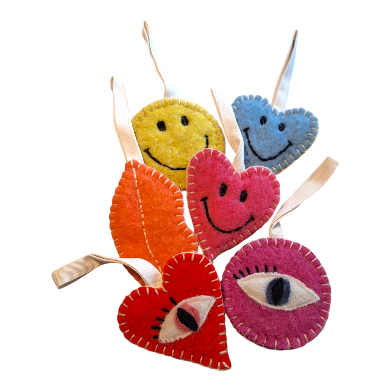 Sep7ember Upcycled fopspeen knuffel rond oog