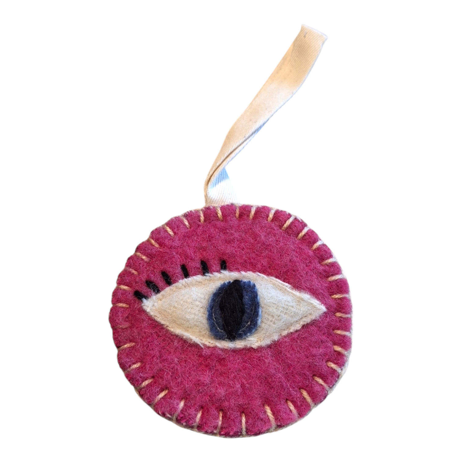Sep7ember Upcycled fopspeen knuffel rond oog