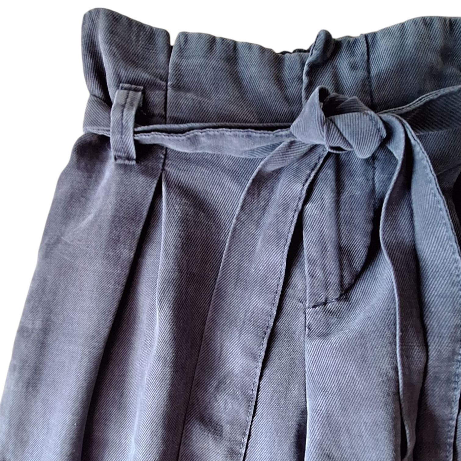 Zara High-Waist Belted Pants (5Y) - Preloved (Very Good)
