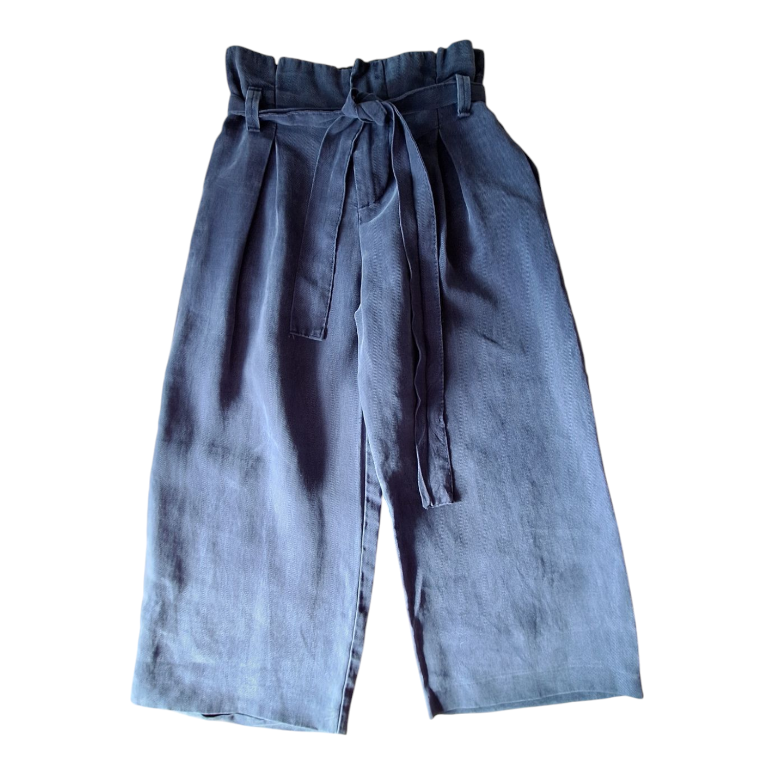 Zara High-Waist Belted Pants (5Y) - Preloved (Very Good)