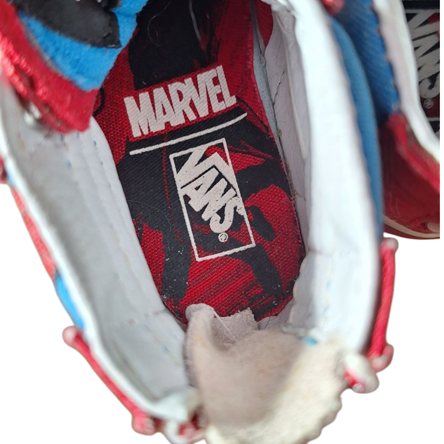 Vans SK8-Hi Zip Marvel Spiderman (19) - Limited Edition - Preloved