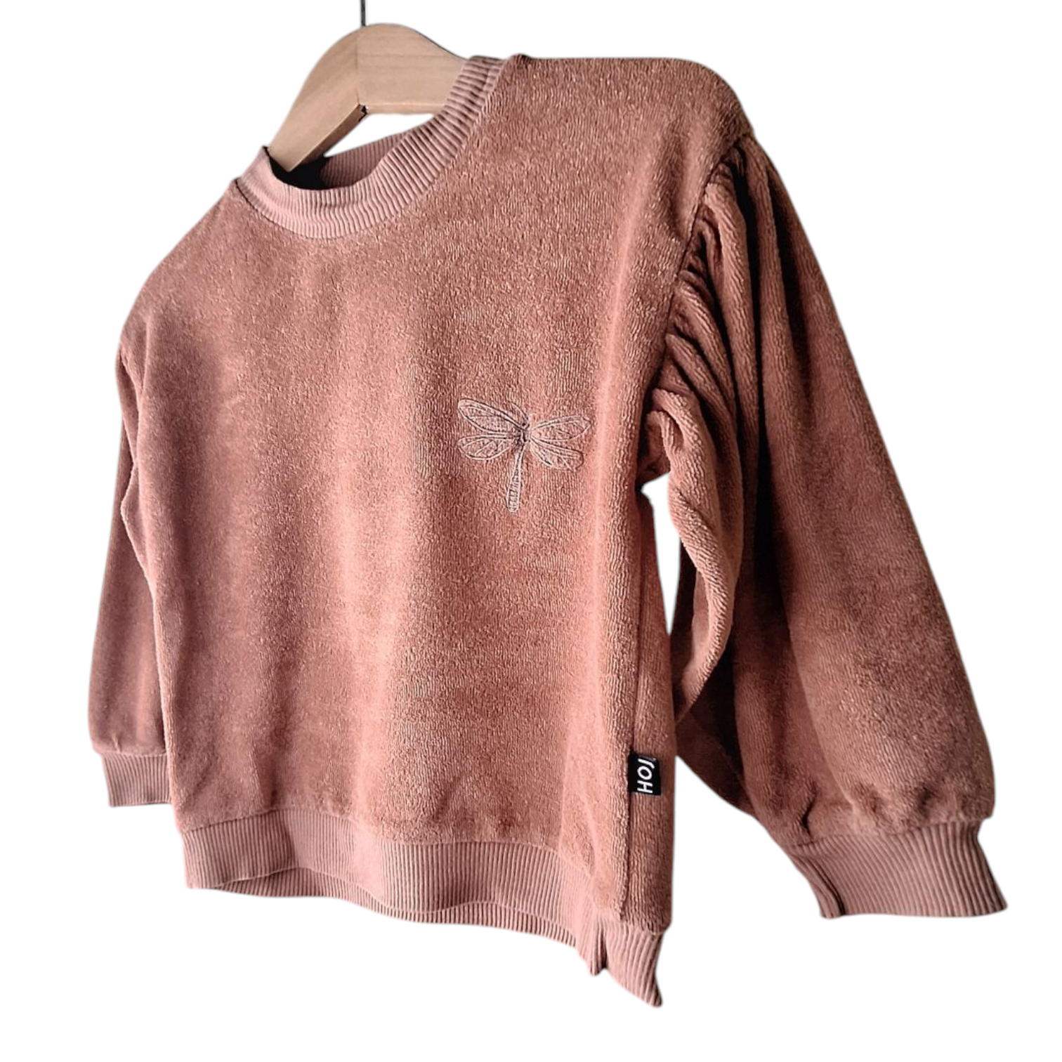 House of Jamie Terrycloth Trui (2/3 jaar) - Libelle - Ballonmouwen - Tweedehands