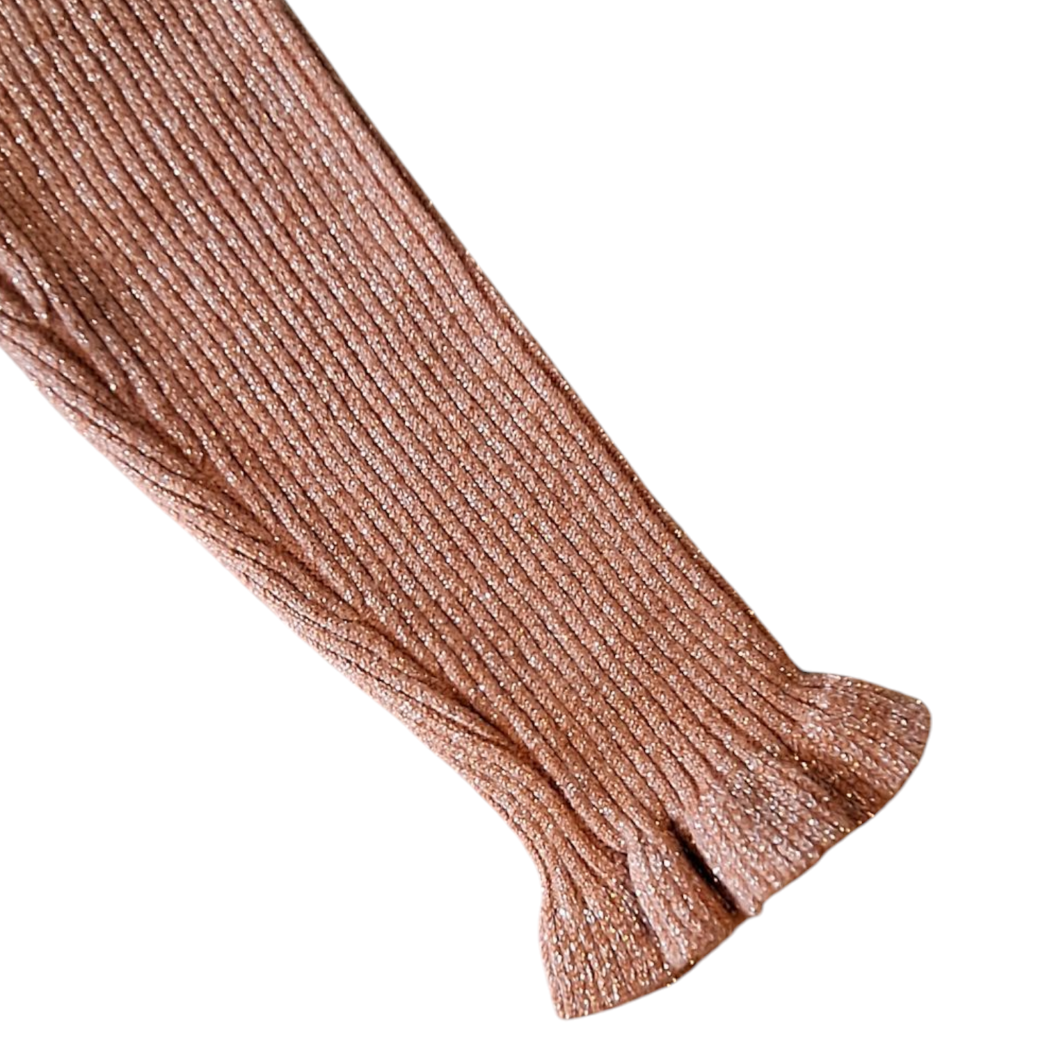 Koko Noko Ribbed Lurex Turtleneck Sweater (2Y) - Preloved