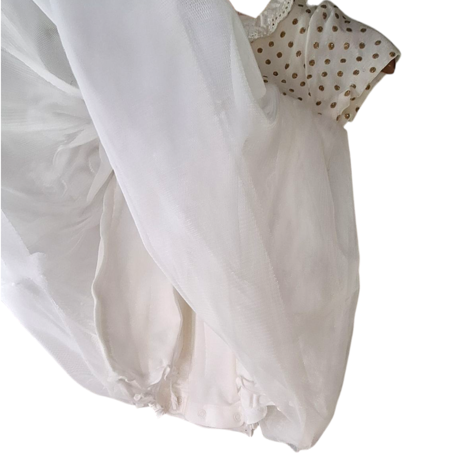 Petit Bateau Polka Dot Tulle Dress (18M) - Tweedehands (Zeer Goed)