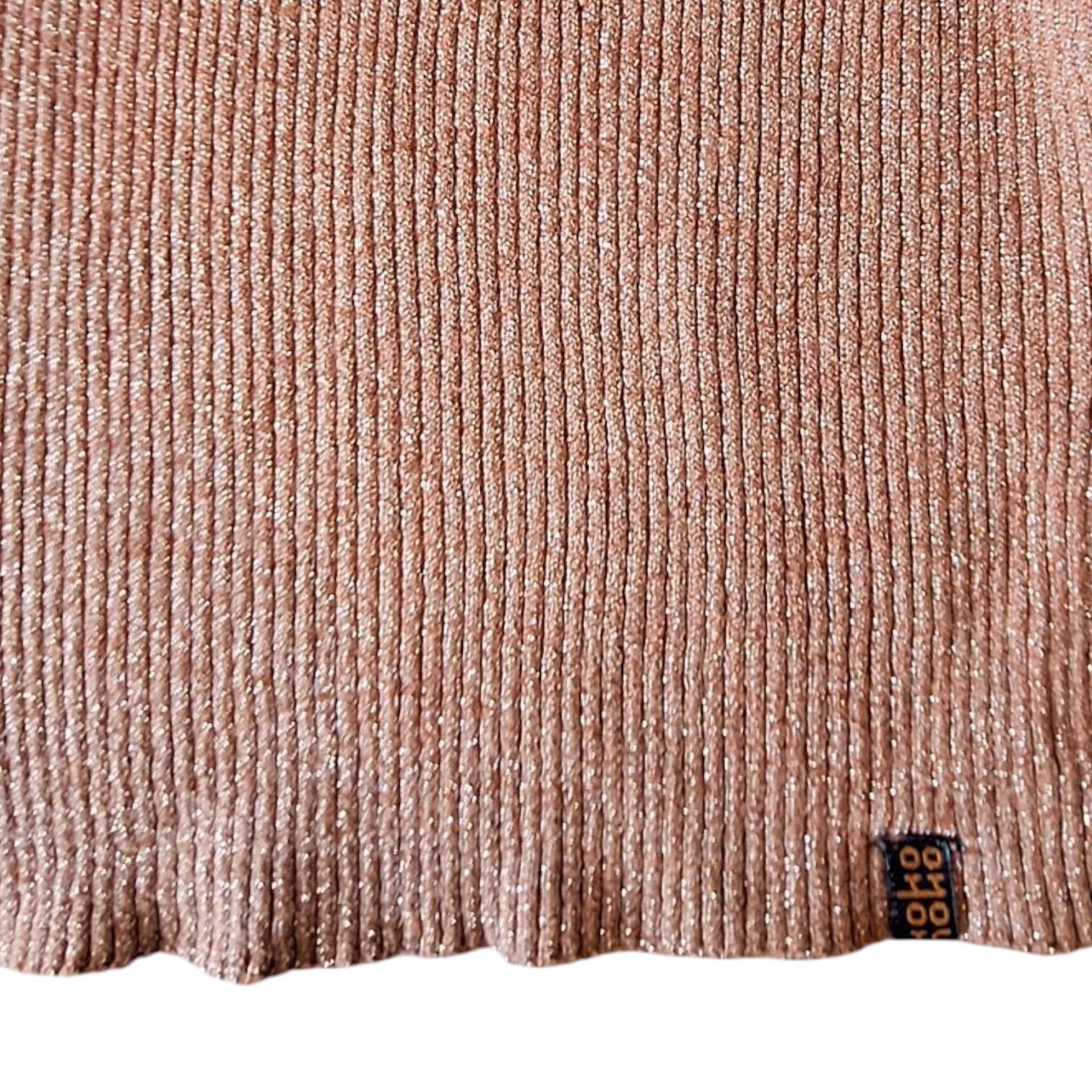 Koko Noko Ribbed Lurex Turtleneck Sweater (2Y) - Preloved