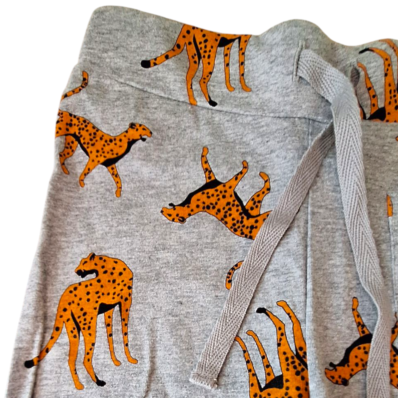 Smitten Organic Leopard Flared Pants (3/4Y) - Rescued