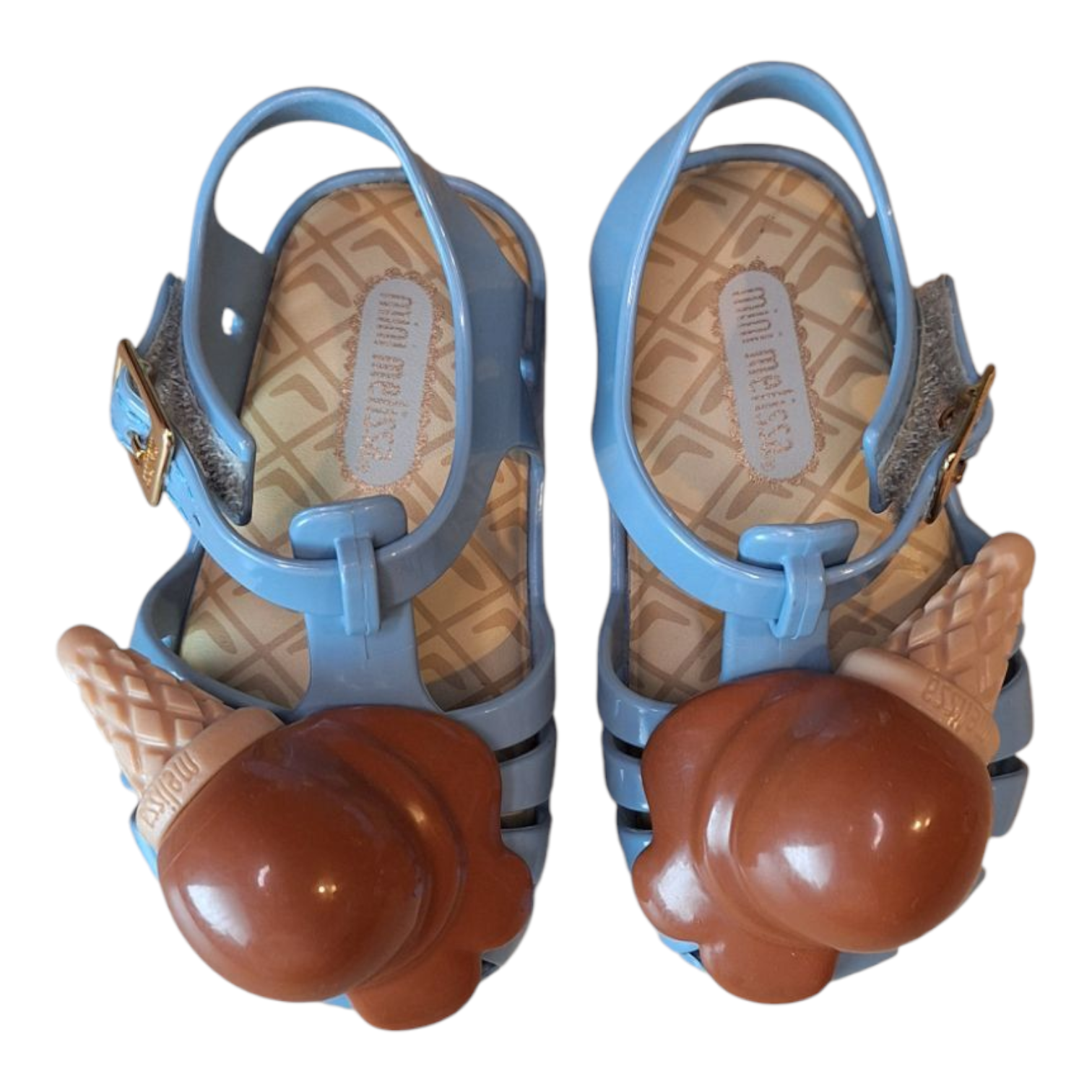 Mini Melissa Ice Cream Sandals Size 19