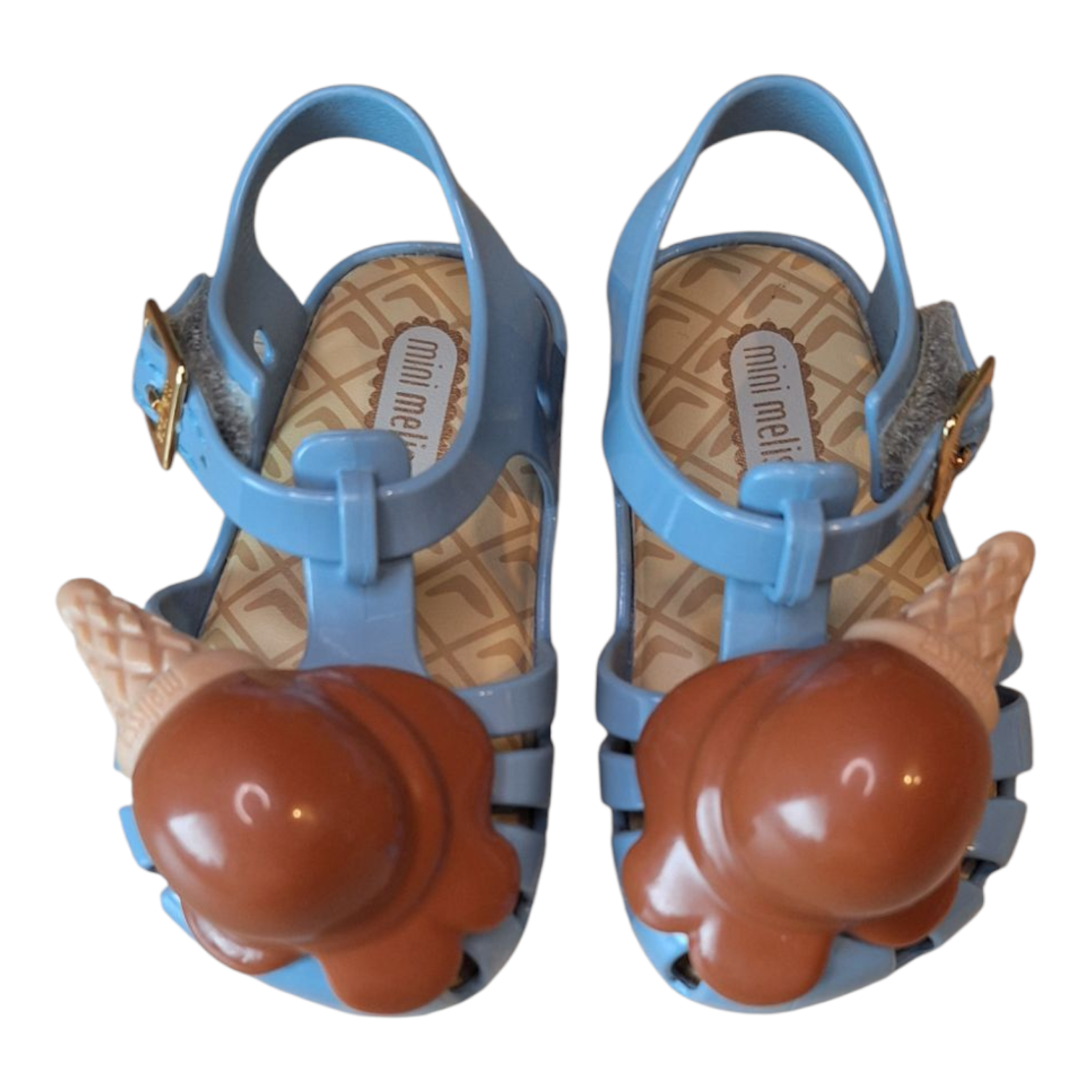 Mini Melissa Ice Cream Sandals Size 19