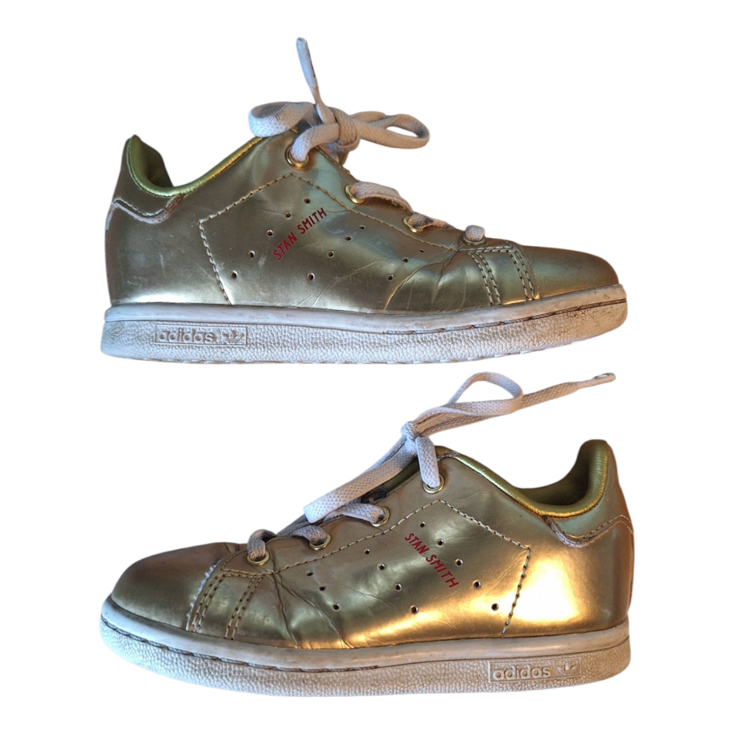 Adidas Stan Smith Gold (maat 23) - Beige & Goud