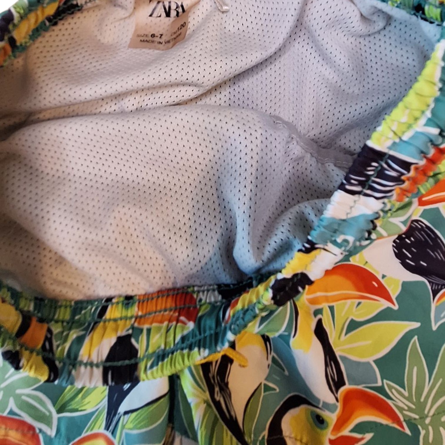 Zara tropische zwemshort - 6/7Y