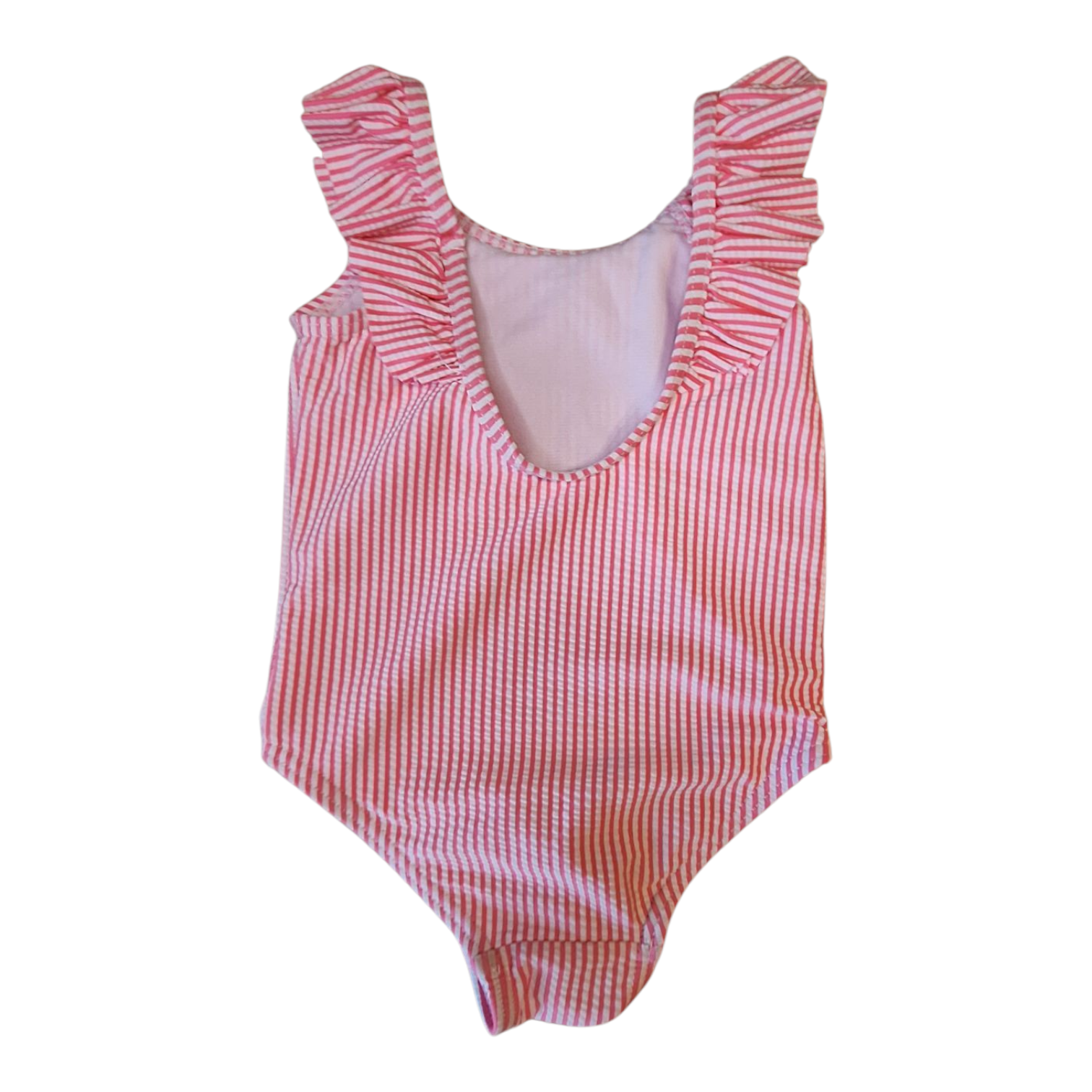 Hema gestreept badpak met ruches - 18/24M
