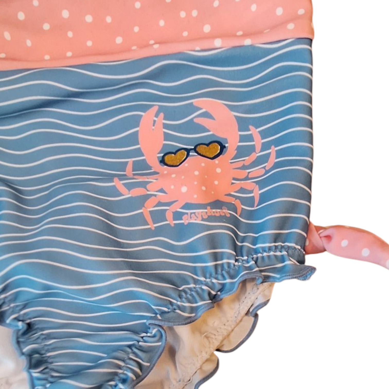 Pois and waves crab swimwear - 18/34M