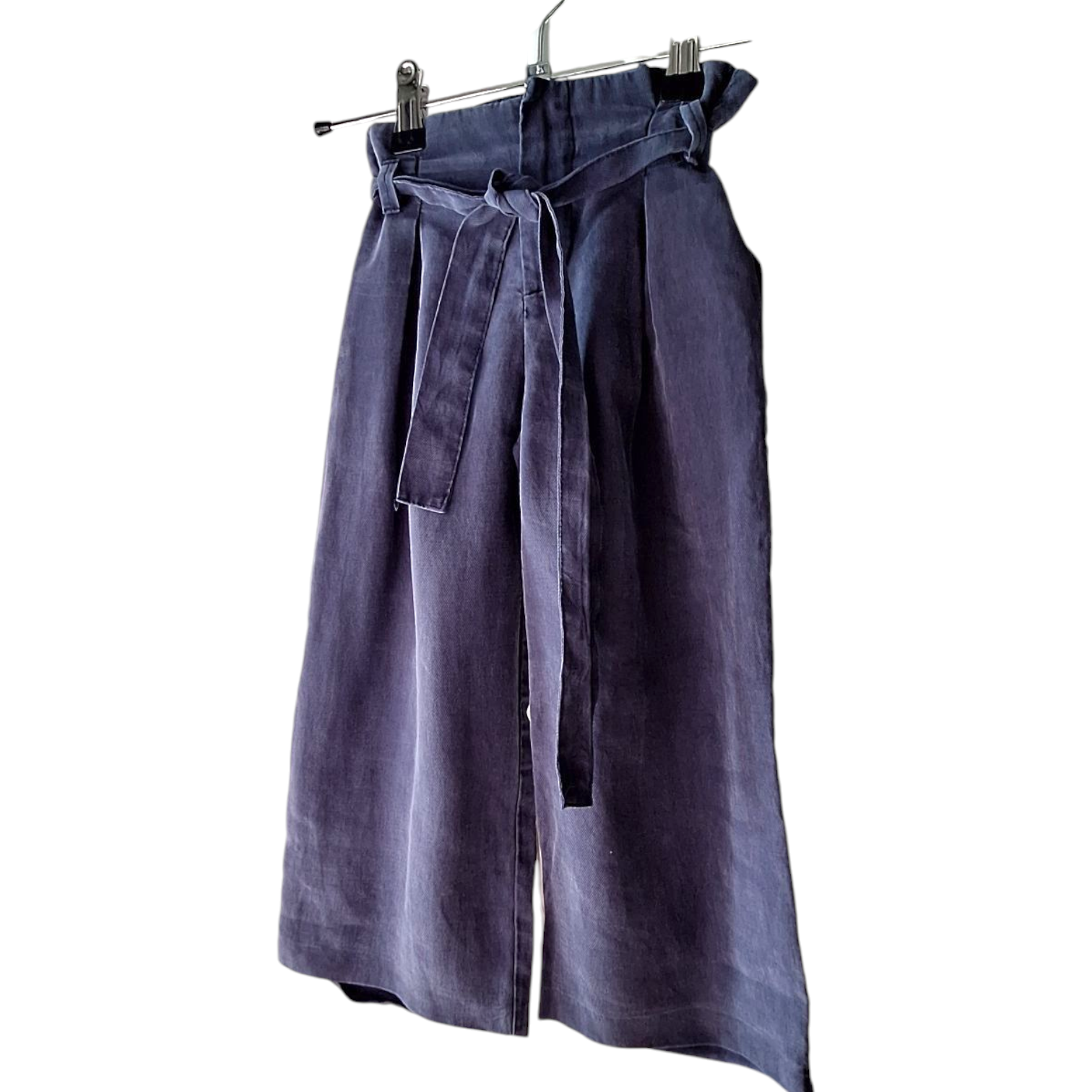 Zara high-waist belted pants, 5 years.