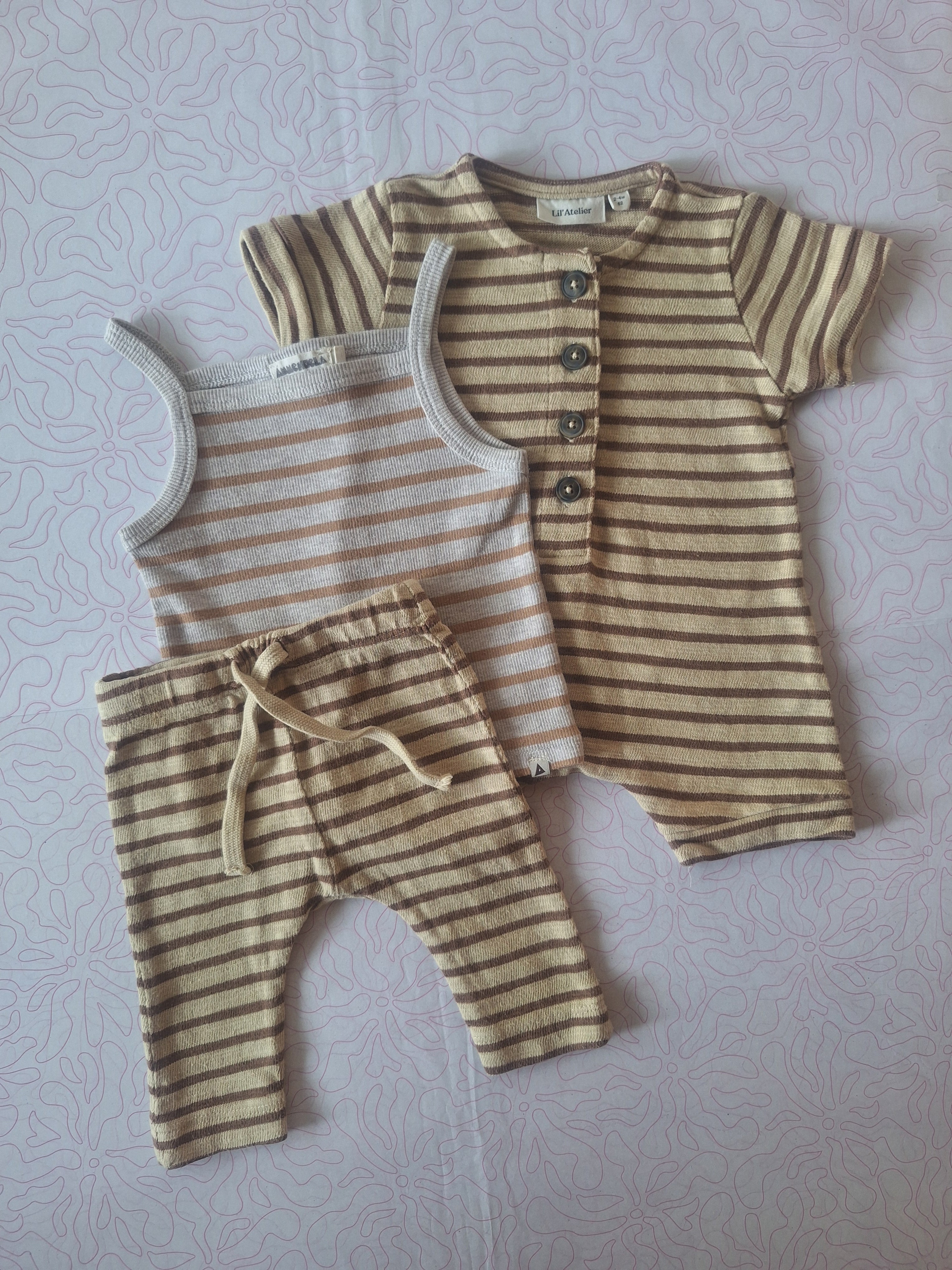 My 1st Bundle - The Stripy Urban Baby - 1/4 months