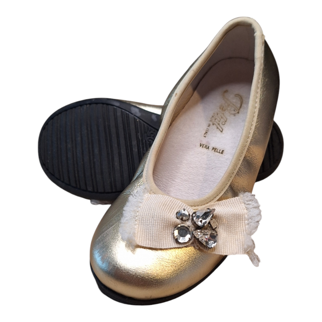 Ballets flat kids gold