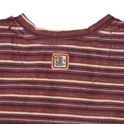 Gestreept shirt met lange mouwen cowgirl