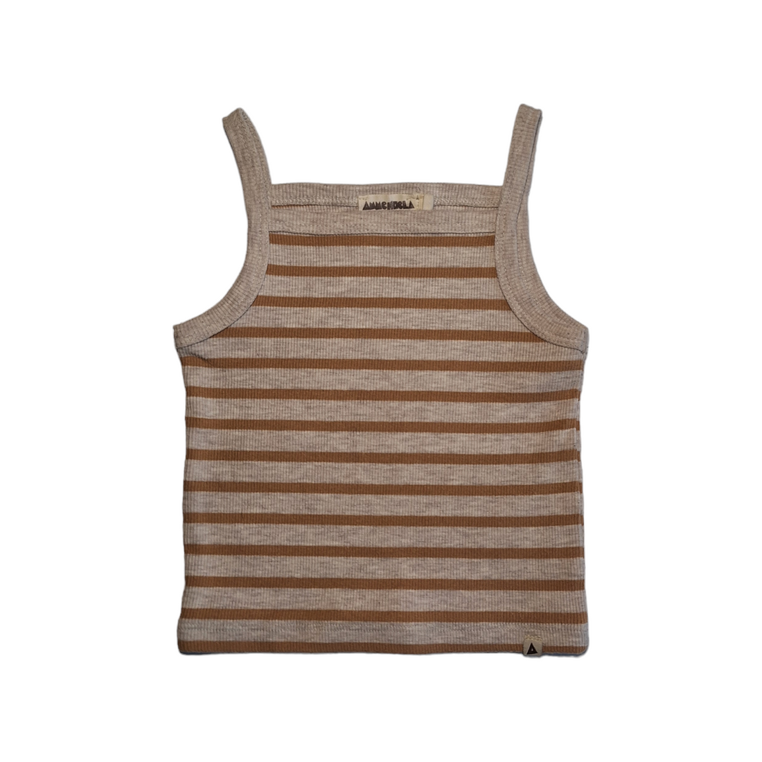 Gestreept shirt met spaghettibandjes - 1/2Y