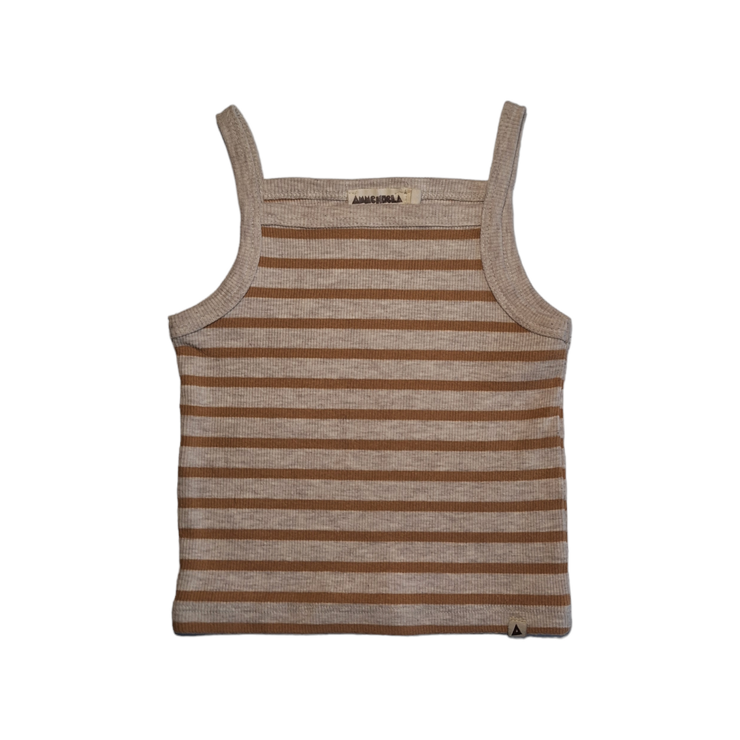 Striped spaghetti straps shirt - 1/2Y