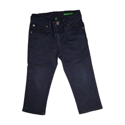 Marineblauwe jeans met 5 zakken, maat 18/24