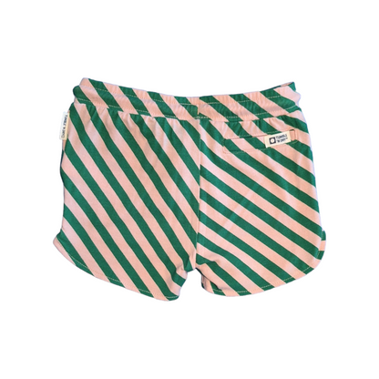 Striped shorts with pockets - 86CM