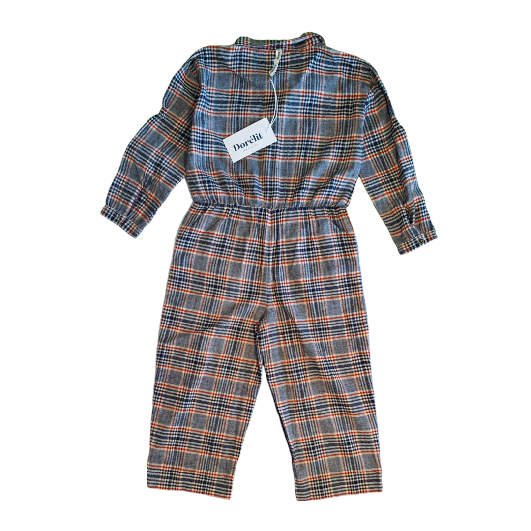 Check Long Jumpsuit tartan - 6Y