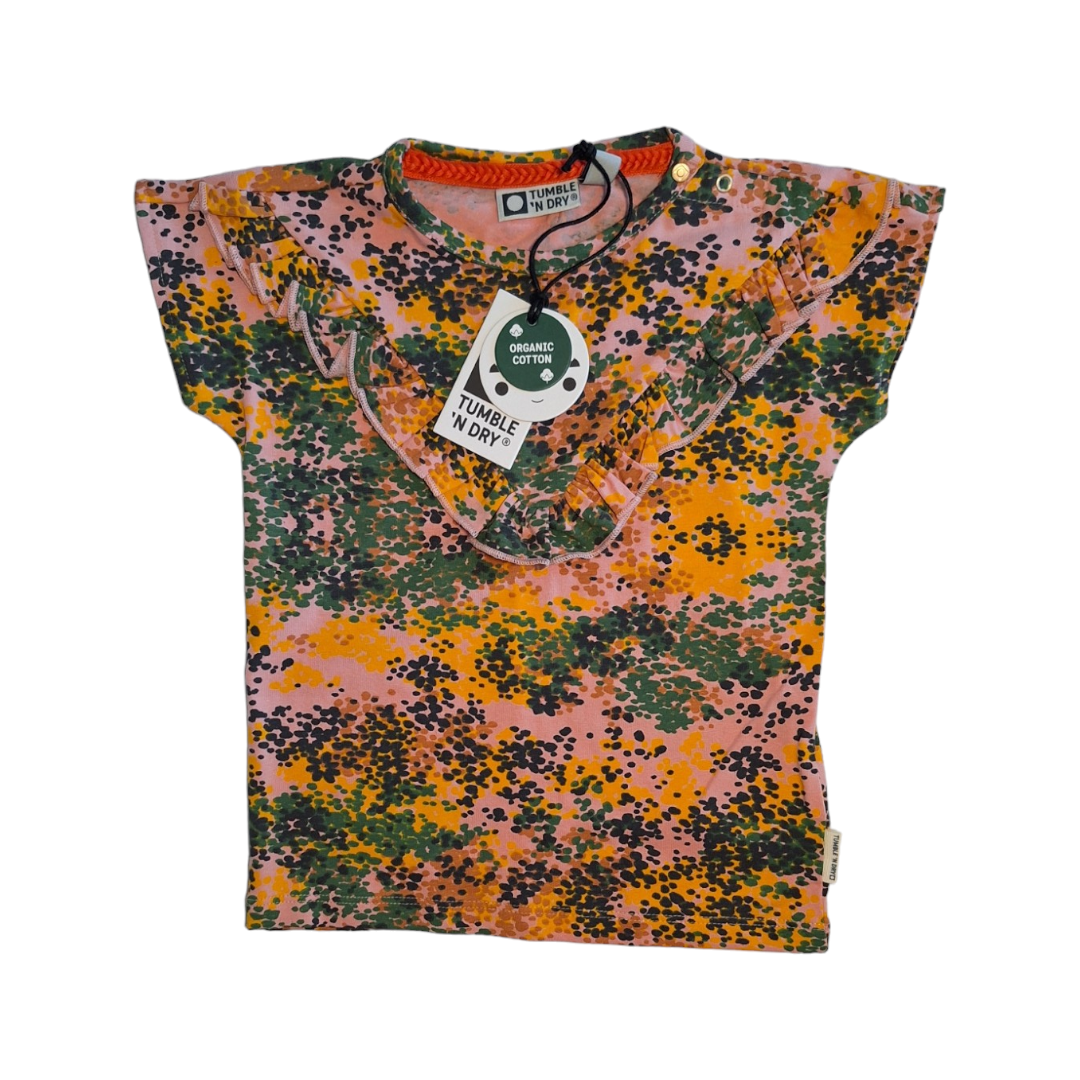 T-shirt fantasy ruches on front - 86CM