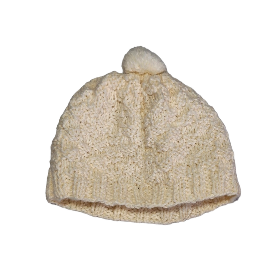 Gebreide muts met pompon - 3M