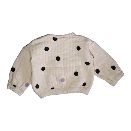 Pois Trui met strik -80CM