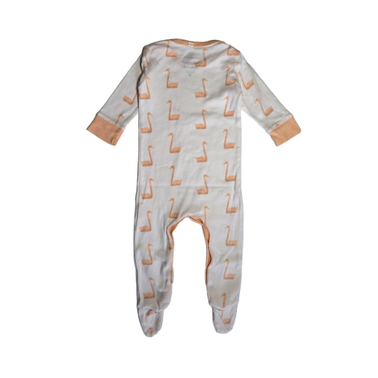 Biologisch katoenen pyjama zwanen -3/6M