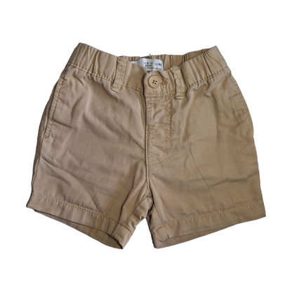 Kaki shorts with back pockets - 9/12M