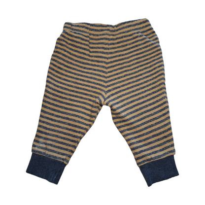 Fleeced pants striped pattern - 68CM
