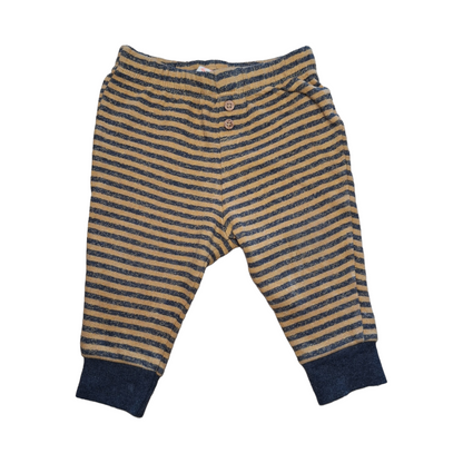 Fleeced pants striped pattern - 68CM