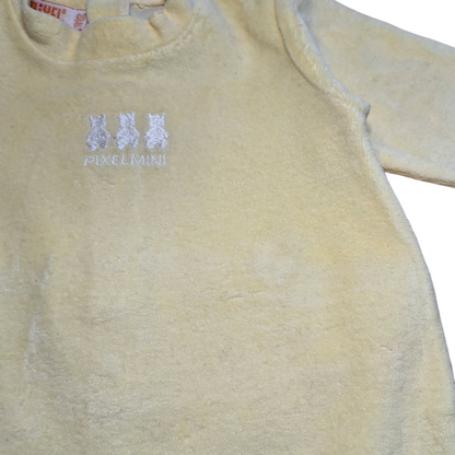 Fluwelen romper pyjama PixelMINI -0M newborn